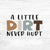 Bügelbild  - A little Dirt never Hurt - Ecru